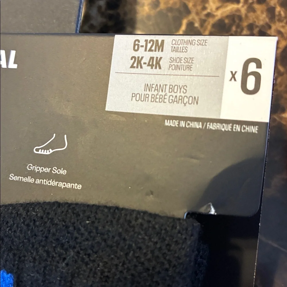 Under Armour 6 pk Baby Socks Set lightweight quarter 6-12M